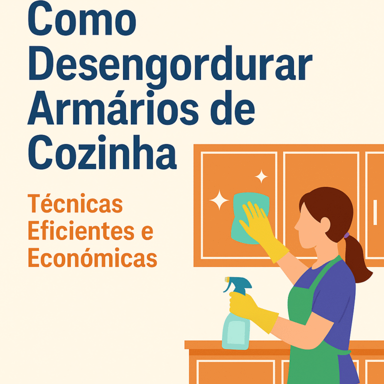 Como Desengordurar Armários de Cozinha: Guia Completo com Técnicas Eficientes e Econômicas